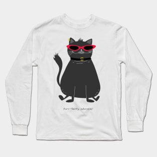 Purr-fectly adorable! Long Sleeve T-Shirt